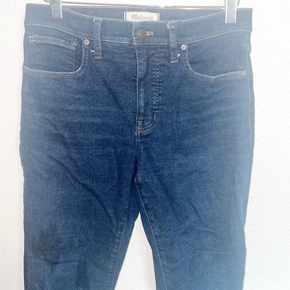 Madewell Dark Wash 9" Midrise Women's Skinny Jeans - Picture 2 of 13
